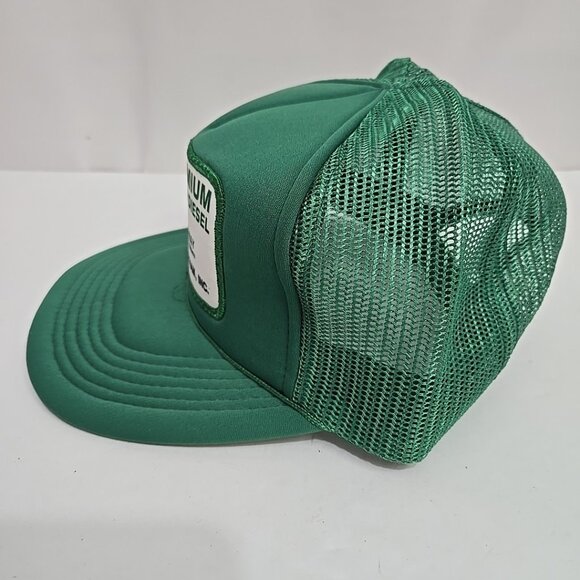 Vintage Agway Premium Green Diesel Mesh Trucker Snapback Hat Giles Wickham - Picture 3 of 7